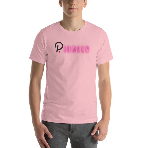 Polkadot Krypto-Pioneer: Kurzärmeliges Unisex-T-Shirt